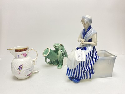 Lot 496 - A COALPORT JUG AND OTHER CERAMICS