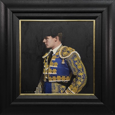 Lot 116 - MATADOR II, AN OIL BY GERARD BURNS