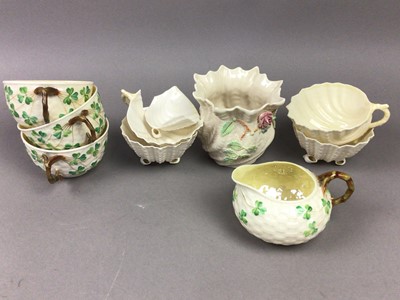 Lot 498 - A LOT OF BELLEEK PORCELAIN