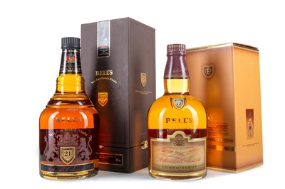 Lot 353 - BELL'S 21 YEAR OLD ROYAL RESERVE 75CL AND 12 YEAR OLD CONNOISSEUR 75CL