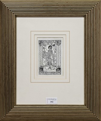 Lot 392 - VERA L. HOLME, A BOOKPLATE BY JESSIE M. KING