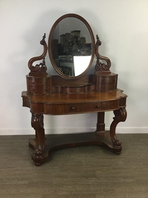 Lot 438 - A VICTORIAN MAHOGANY DRESSING TABLE