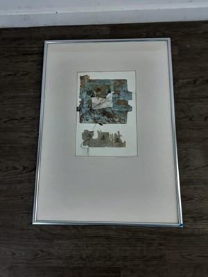 Lot 537 - A MIXED MEDIA COLLAGE SIGNED SUSAN M. MEAR