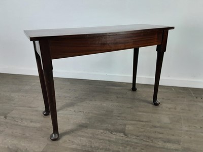 Lot 544 - A MAHOGANY INLAID HALL TABLE