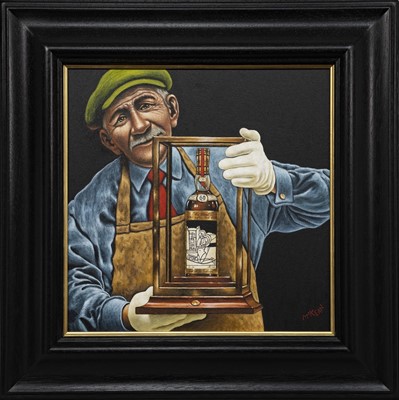 Lot 212 - SOMETHING PRECIOUS (MACALLAN VALERIO ADAMI 1926), AN OIL BY GRAHAM MCKEAN