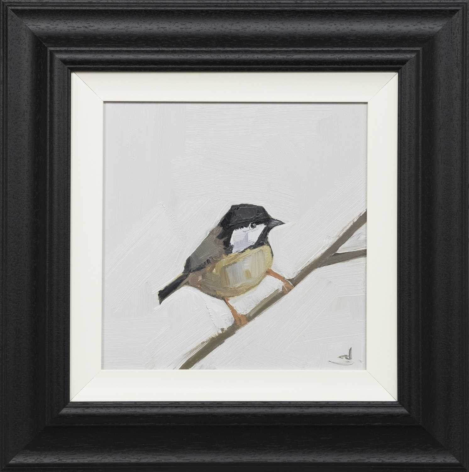 Lot 250 - COAL TIT, AN OIL BY VIVEK MANDALIA