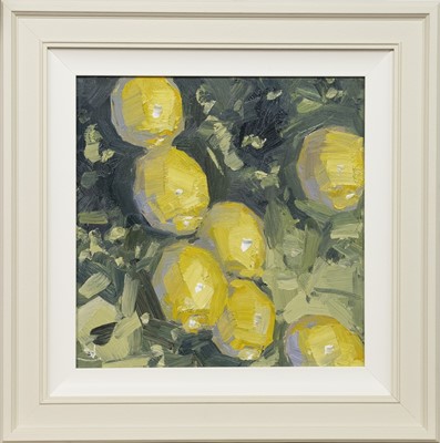 Lot 252 - LEMONS, AN OIL BY VIVEK MANDALIA