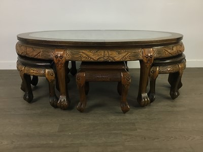 Lot 591 - AN EAST ASIAN NEST OF TABLES