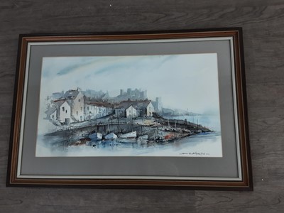 Lot 610 - IMPRESSION, CRAIL, A WATERCOLOUR BY DAVID SCOTT MARTIN