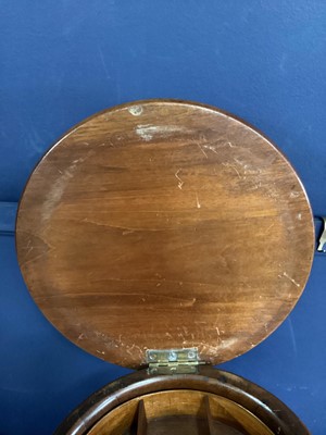 Lot 11 - AN EARLY 20TH CENTURY TAXIDERMY ELEPHANT'S FOOT STOOL