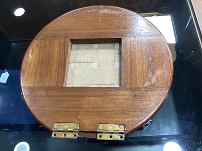 Lot 24 - AN EARLY 20TH CENTURY TAXIDERMY ELEPHANT'S FOOT STOOL