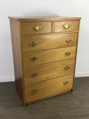 Lot 564 - TWO MODERN OAK CHESTS OF DRAWERS