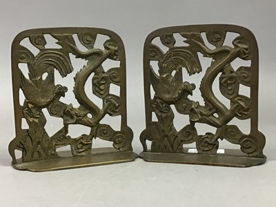 Lot 651 - A LOT OF CHINESE HARDWOOD STANDS AND BOOKENDS