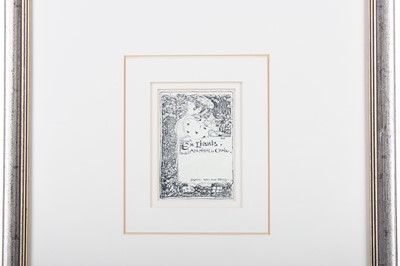 Lot 417 - ANNIE FRENCH (SCOTTISH, 1872-1965), A BOOKPLATE DESIGN