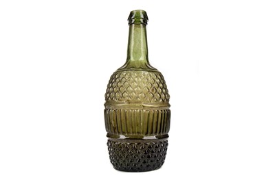 Lot 50A - 19TH CENTURY GREEN GLASS BOTTLE