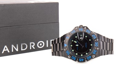 Lot 808 - A GENTLEMAN'S ANDROID DM ENFORCER PVD COATED STAINLESS STEEL AUTOMATIC WRIST WATCH