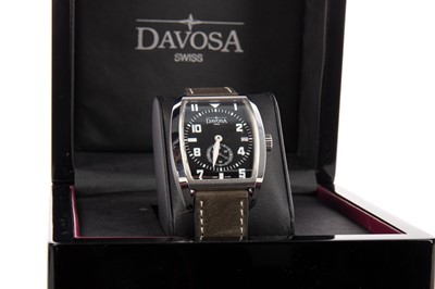 Lot 842 - A GENTLEMAN'S DAVOSA EVO 1908 STAINLESS STEEL AUTOMATIC WRIST WATCH
