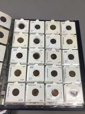 Lot 15 - TWO ALBUMS OF DUTCH MIXED DENOMINATION COINAGE