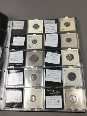 Lot 15 - TWO ALBUMS OF DUTCH MIXED DENOMINATION COINAGE