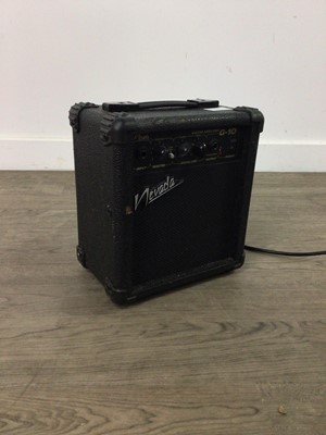Lot 49 - TWO ELECTRIC GUITARS AND AN AMPLIFIER