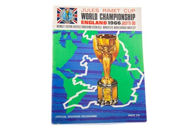 Lot 1512 - WORLD CUP 1966 OFFICIAL SOUVENIR PROGRAMME