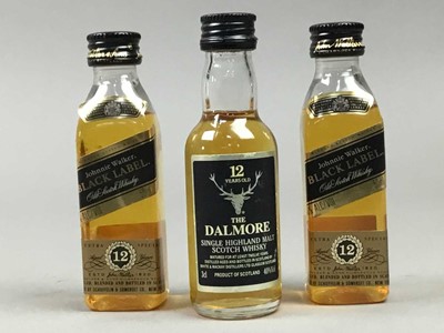 Lot 172 - 16 ASSORTED SPIRIT MINIATURES - INCLUDING LAPHROAIG 10 YEAR OLD