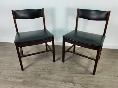 Lot 137 - A SET OF DANISH DINING CHAIRS