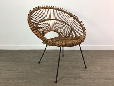 Lot 464 - A HOOP OR SOLITAIRE CHAIR DESIGNED BY FRANCO ALBINI (ITALIAN, 1905-1977)