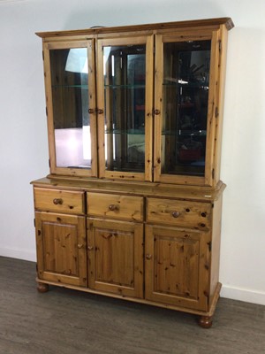 Lot 154 - A MODERN PINE EFFECT DRESSER