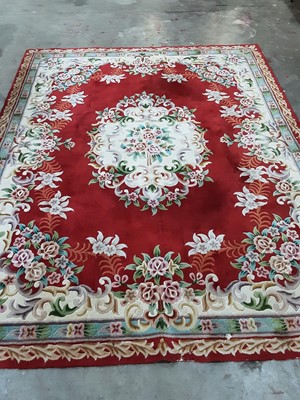 Lot 180 - A CHINESE CARPET