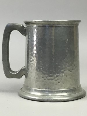 Lot 111 - A LOT OF PEWTER ITEMS AND OTHER OBJECTS