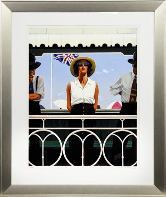 Lot 15 - BIRD ON THE WIRE, A SIGNED SILkSCREEN PRINT BY JACK VETTRIANO