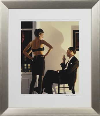 Lot 21 - NIGHT IN THE CITY, A SIGNED SILKSCREEN PRINT BY JACK VETTRIANO