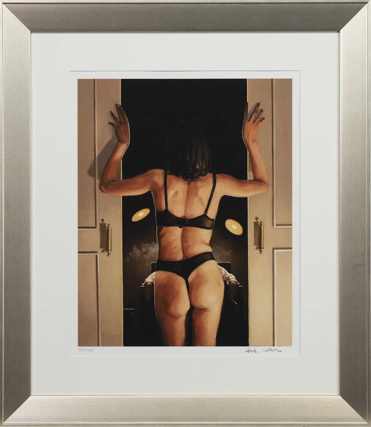 Lot 24 - HIS FAVOURITE GIRL, A SIGNED SILKSCREEN PRINT BY JACK VETTRIANO