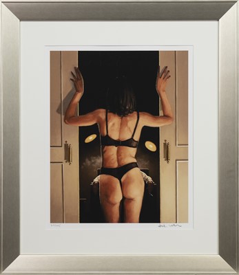 Lot 24 - HIS FAVOURITE GIRL, A SIGNED SILKSCREEN PRINT BY JACK VETTRIANO