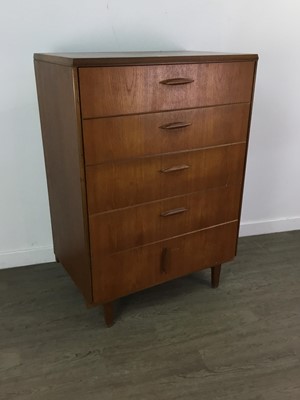 Lot 260 - A BEITHCRAFT RETRO CHEST OF DRAWERS AND DRESSING TABLE