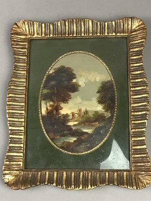 Lot 220 - TWO FRAMED PAINTINGS DEPICTING COUNTRYSIDE SCENES