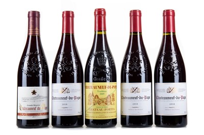 Lot 323 - 12 BOTTLES OF CHATEAUNEUF-DU-PAPE - INCLUDING CHATEAU-FORTIA 2009 TRADITION