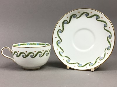 Lot 379 - A GEORGE JONES CRESCENT CHINA TEA SERVICE