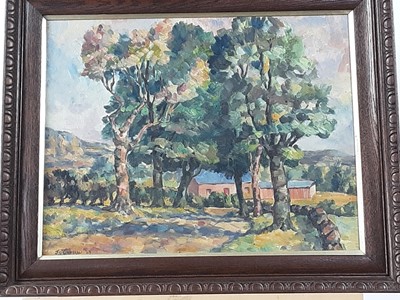 Lot 390 - GARSHIRE DUMBARTON, AN OIL BY J C CAMERON