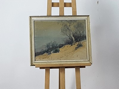 Lot 372 - AN UNTITLED MIXED MEDIA BY THOROLF HOLMBOE