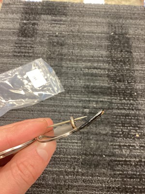 Lot 185 - A NORWEGIAN SILVER AND GUILLOCHE ENAMEL BUTTERFLY BROOCH AND A NIELLO ENAMEL BROOCH