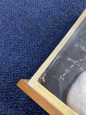 Lot 23 - AN UNUSUAL CLAY BUST OF A SCIENTIST