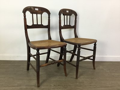 Lot 283 - A LOT OF FOUR CHAIRS