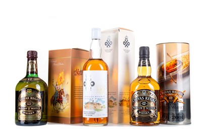 Lot 66 - CHIVAS JUBILEE RESERVE 75CL AND 2 BOTTLES OF CHIVAS REGAL 12 YEAR OLD (70CL & 75CL)