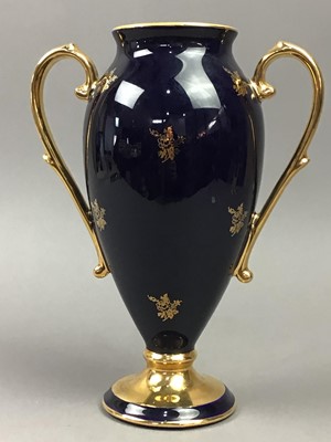 Lot 305 - A LIMOGES VASE AND OTHER ITEMS