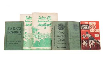 Lot 1533 - SIX CELTIC F.C. GUIDES AND A WEE RED BOOK
