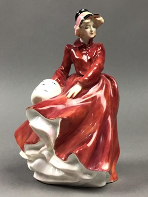 Lot 398 - A ROYAL DOULTON FIGURE OF 'LOUISE' AND OTHER LADIES