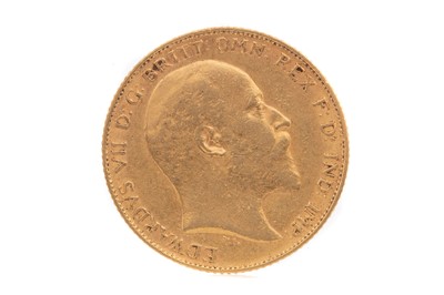 Lot 18 - AN EDWARD VII GOLD HALF SOVEREIGN DATED 1903