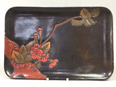 Lot 458 - A COLLECTION OF EIGHT ASIAN TRAYS